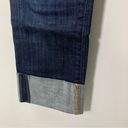 Citizens of Humanity Dani Cropped Straight Leg Cuffed Blue Jeans Size 25 Photo 3