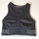 DKNY  Sports Bra Extra Small Grey Black Reversible Racer Photo 0