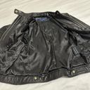 Cole Haan Women’s Cold Haan Genuine Lamb Skin Leather Zip Up Jacket Black Size XS Photo 13