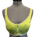 Victoria's Secret VSX Sport Bra Zipper Front Close Lime Green 34c Photo 0