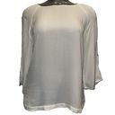 Massimo Dutti  Lyocell Blend Arm Cutout 3/4 Bell Sleeve Blouse Size M Photo 0