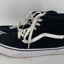 Vans  Old Skool Black & White High Top Sneakers Size 9.5 Photo 4