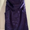 David's Bridal Purple Bridesmaid Dress Photo 0