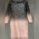 Onyx  night, 10 long sleeve dress with mauve, pink and black ombre Photo 2