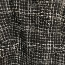 Coldwater Creek Y2K  black tweed blazer wool plaid checkered textured women large Photo 2