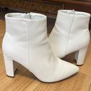 White Booties Size 7.5 Photo 0