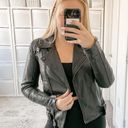 ALL SAINTS Range Leather Biker Jacket Vest Photo 71