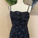 Lulus NWOT  Made for the Occasion Black Floral Jacquard Midi Dress Photo 8