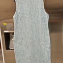 St. John 💕💕 Sequin Tweed Knit Sheath Dress ~ Aqua 14 NWOT Photo 6