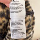 American Eagle  Outfitters Leopard Print Neon Pink Fleece Bomber Jacket Size M Photo 9