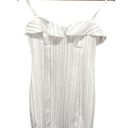 Lush Clothing Lush Corset White Stripped Dress size Small Photo 7