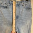 We The Free  hi-rise raw hem straight leg jeans light wash Photo 2