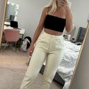 Princess Polly Cream Leather Pants Photo 0