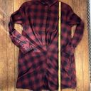 ALLSAINTS  Kayla red plaid flannel shirt dress Photo 4