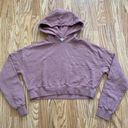 Good American CROPPED & COOL HOODIE IN DUSK  - LARGE Photo 3