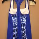 The North Face  Racerback Space Polkadot Athletic Tank Top Blue XS Photo 2