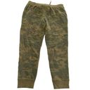 All In Motion  Pants Womens Large Green Camo Joggers Knit Comfy Lounge Cotton Photo 1