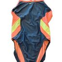 Nike Women’s  Color Surge gray coral cross back one piece swimsuit size 8 Photo 0