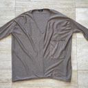 Kerisma  Sweater Brown 3/4 Long Sleeve V-neck Pullover S/M Women‎ Photo 0