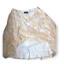 Jones New York  Woman circle skirt in white and tan Photo 3