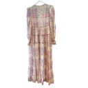 Rococo NEW  Sand Etre Metallic Maxi Dress Pink Multi Photo 1