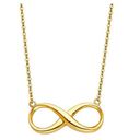 Tehrani Jewelry Infinity Necklace | 14k solid gold Necklace Photo 2