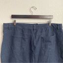 Talbots  Womens Skirt Blue Denim Stretch Pencil Straight Plus Size 20 Photo 3