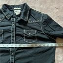 Ariat  Leigh Black Western Rhinestone Embroidered Snap Shirt Women's Sz XL Photo 8