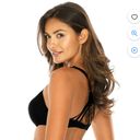 Relleciga Women's Black Push Up Bikini Top Twist Front Underwire Photo 1