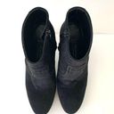 Burberry  Black Hazelhurst Suede Ankle Boots Size 38.5/8 Photo 4