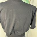 ASTR  The Label Shoulder Pad Crop Top Size Medium Photo 4