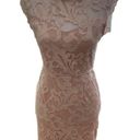 Sans Souci  Lace Short sleeve beige Dress Coquette Girl Wedding Guest Photo 0