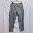 American Eagle AE Gray Wash Denim High Waisted Mom Jean size 10 Photo 6