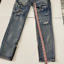 One Teaspoon  Trashed Freebirds Distressed Skinny Jeans Size 24 Photo 8