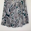 Chico's Chico’s Size Large Paisley Ruffled Front Button Down Top Photo 5