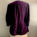 Banana Republic 100% silk eggplant color tunic Photo 4