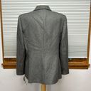 Jones Wear  NWT Slate Gray Herringbone Suit Jacket Blazer Size 16 Photo 3