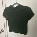 Wild Fable Green Polo Crop Top Photo 1