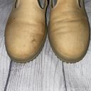 Ecco slip on Velcro close shoes light tan size 39 or size 8.5 women Photo 4