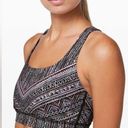 Lululemon  Energy Sports Bra Tribal Pace Multi Color Size 4 Photo 0