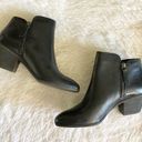 Frye  Judith Double Zip Ankle Booties Black Leather Size 9 Photo 6