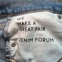 Aritzia  Denim Forum The Lola High Rise Skinny Crop Jeans Size 28 Raw Hem Photo 7