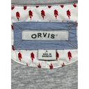 Orvis Women's  Sandy Point 1/4 Zip‎ Ribbed Sweatshirt Gray Sz Large Photo 1