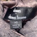 Dennis Basso Dennis by  Faux Mink Fur Jacket Grey Size XS Photo 6