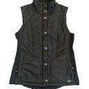 prAna  Quilted Zippered Pockets Snap Button Closure Vest Size Small Photo 0