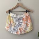 Young Fabulous and Broke  Terrycloth Tie Dye Shorts Drawstring Waist Pockets summer Photo 1