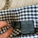 Liz Wear Vtg  gingham black/white button down cotton maxi HR cottage skirt 8 Photo 11