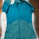 The North Face Womens Cinder 100 Jacket Full Zip Black Plum Blue Grey Photo 2