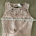 TFNC London Sz 6 Lacy Back Detail in Mink Photo 5