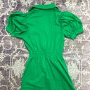 Main Strip Green Romper  Photo 2